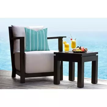 Подушка Siscovers Beach Stripe, синий