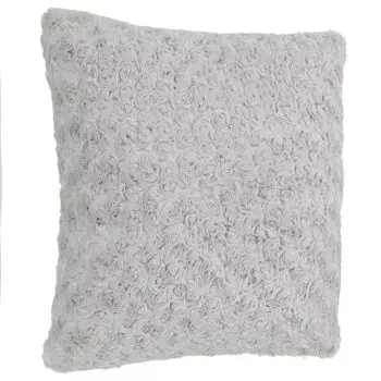 Подушка-слинг меховая серая - 45х45 см - Atmosphera crateur d'interieur Atmosphera Crateur d'intrieur