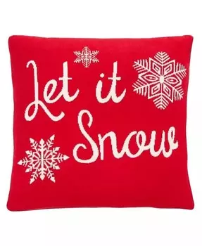 Подушка снегопада Safavieh, красный