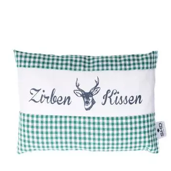 Подушка сосновая красная в клетку 26 х 19 см. Sanicura Medical GmbH