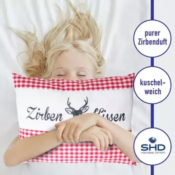 Подушка сосновая красная в клетку 30 х 30 см. Sanicura Medical GmbH, красный