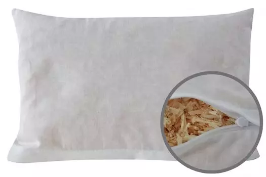 Подушка сосновая натуральная белая 30х20см - сила Альп Heubergshop