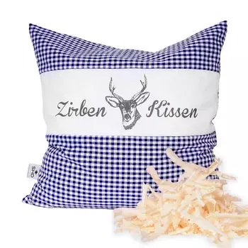 Подушка сосновая синяя в клетку 40 х 40 см Sanicura Medical GmbH