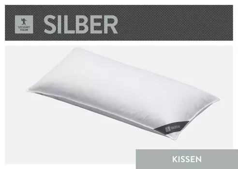 Подушка Spessarttraum 3-камерная подушка серебро 40 х 80 см