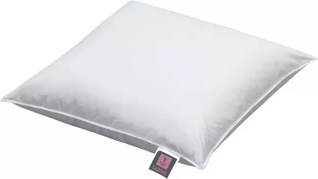 Подушка Spessarttraum Sabine Наполнитель: 90 % пух / 10 % перо Чехол: 100 % хлопок Размер 45 х 45 см