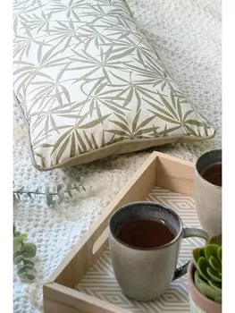 Подушка STOF France Phineas, цвет khaki/wei