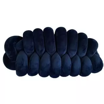 Подушка супер мягкая однотонная креативная форма дышащая широкая область применения декоративный спандекс ультра толстая подушка для дивана-кровати поясничная подушка хозяйственные принадлежности коричневый Stuttg, темно-синий