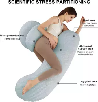 Подушка Topchances, голубой