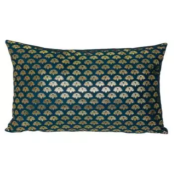 Подушка "Тропик" - бархат - сине-зеленый - 30х50см - Atmosphera crateur d'interieur Atmosphera Crateur d'intrieur