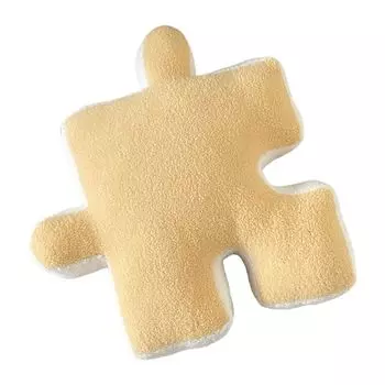 Подушка Удобная уникальная поддерживающая бархатная ультрамягкая подушка со специальной строчкой для ежедневного использования - желтая Stuttg