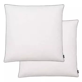 Подушка vidaXL (2 шт) 295442-1, 80x1x80 см, белый
