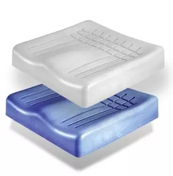 Подушка Viscoflex с трикотажным чехлом 51х46х8см (Systam),