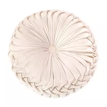 Подушка в форме тыквы, удобная многофункциональная складная подушка на колеса с наполнением, круглая подушка для детей, бежевая Stuttg