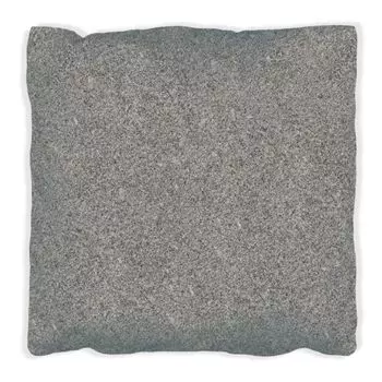 Подушка Wallario Premium, мягкая поверхность, с мотивом под серый мрамор - гранит - мрамор, размер: 30 x 30 см, с белой спинкой