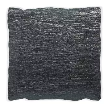 Подушка Wallario Premium, мягкая поверхность, с мотивом черно-белой плитки под камень, размер: 40 x 40 см, с белой спинкой