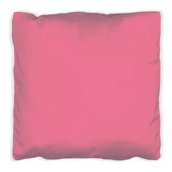 Подушка Wallario Premium, мягкая поверхность, с мотивом пастельно-красного цвета, размер: 60 x 60 см, с белой спинкой