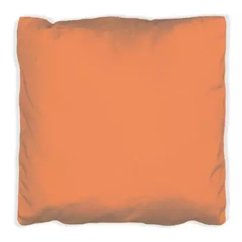Подушка Wallario Premium, мягкая поверхность, с мотивом пастельного оранжевого цвета, размер: 40 x 40 см, с белой спинкой