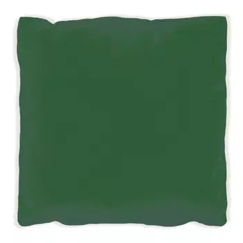 Подушка Wallario Premium, мягкая поверхность, с темно-зеленым мотивом, размер: 60 х 60 см, с белой спинкой