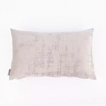 Подушка винтажный велюр песочный 50х30см Blyco