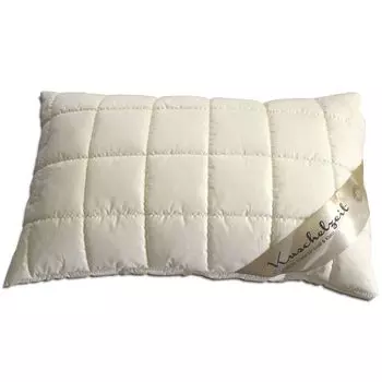 Подушка время объятий из шерсти мериносовой овцы размером 40х60 см с шерстяным флисом Meivita