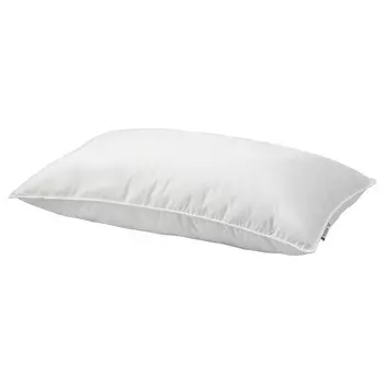 Подушка высокая, 40х80 см ,бежевый/белый, SKOGSFRKEN IKEA