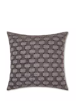 Подушка жаккардовая тканая 45х45см Coincasa, серый