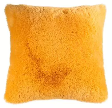 Подушка - желтая - 45 х 45 см - короткий пол Blyco Textil Group BV