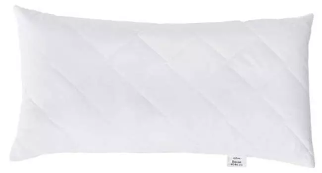 Подушка Zollner 00000115, 40x10x80 см, белый