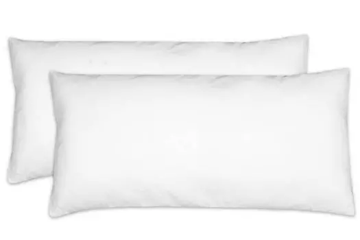 Подушка Zollner 00000278 2 шт, 40x10x80 см, белый