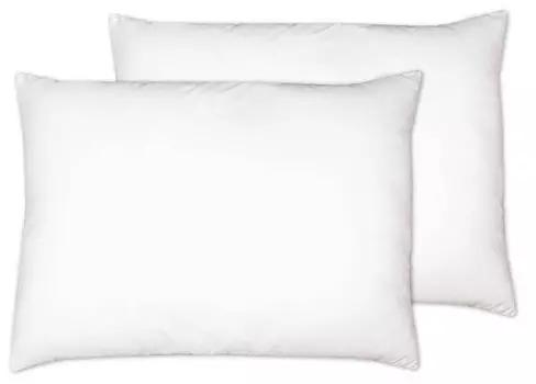 Подушка Zollner 00000278 2 шт, 50x10x70 см, белый