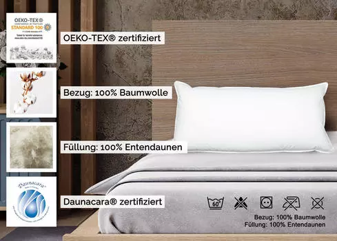 Подушка Zollner, белый