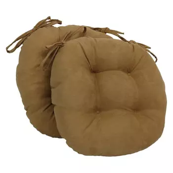 Подушки для обеденного стула Blazing Needles 2 шт, коричневый