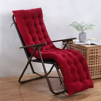 Подушки для садовой мебели, подушки для стульев, подушки для сидений, подушки для шезлонгов с высокой спинкой, 170x53x8 см, серые Sonstige, красный