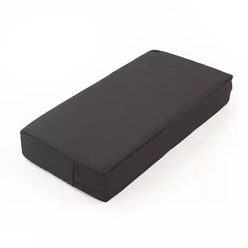 Подушки для садовой скамейки vidaXL, 2 шт., светло-зеленые, 120x50x7 см, ткань Оксфорд Bodhi, черный