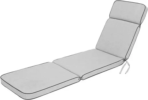 Подушки для шезлонгов, подушки для шезлонгов, мягкая подушка для шезлонгов, размеры изделия: 191х57х5 см, шезлонг для релаксации Hobbygarden