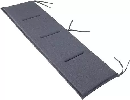 Подушки для сидений, напольные подушки, декоративные подушки, подушки, подушки, подушки для шезлонга, садовые подушки, подушки для скамейки, подушки для дома, 114 х 46 см, темно-синий Hobbygarden