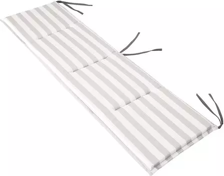 Подушки для сидения, напольные подушки, декоративные подушки, подушки, подушки, шезлонги, садовые подушки, скамейки, подушки для дома, 176 х 46см, ясень со светлыми полосками Hobbygarden