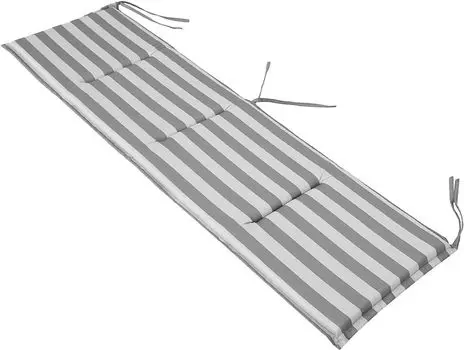 Подушки для сидения, напольные подушки, декоративные подушки, обивка, подушки, подушки для шезлонга, садовые подушки, подушки для скамейки, подушки для дома, 114 х 46 см, ясень с полосками ясеня Hobbygarden