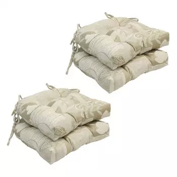 Подушки для стула Blazing Needles 4 шт, зеленый