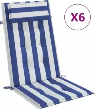 Подушки для стула Vidaxl, синий