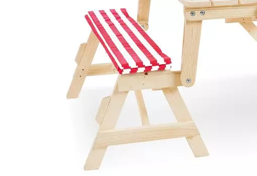 Подушки на детский обеденный стул ABAKUHAUS, «Спящая луна в ночное время», декоративная водонепроницаемая подушка с ремнями для кухонных сидений, 40 см x 40 см — упаковка из 12 шт., желтый, оранжевый, темно-синий Pinolino, красный