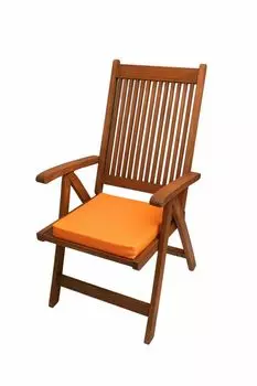 Подушки на стул, 6 шт., 40x40x4см, розовые | Садовые подушки на мебели из ратана | Подушка сиденья | подушка сиденья с высокой спинкой | подушка для уличного стула Setgarden, оранжевый