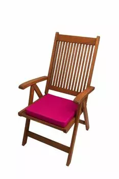 Подушки на стул, 6 шт., 40x40x4см, серые | Садовые подушки на мебели из ратана | Подушка сиденья | подушка сиденья с высокой спинкой | подушка для уличного стула Setgarden, розовый