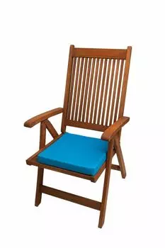 Подушки на стул, 6 шт., 40x40x4см, темно-синие | Садовые подушки на мебели из ратана | Подушка сиденья | подушка сиденья с высокой спинкой | подушка для уличного стула Setgarden, синий