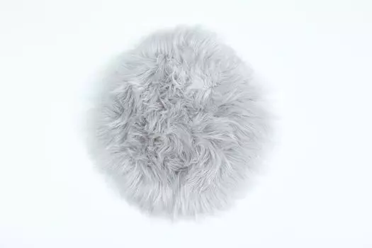 Подушки на стул круглые, темно-серые, 34 см, набор из 4 шт. подушек для стула из искусственного меха Подушка для сиденья Подушка для стула из искусственного меха Andiamo, серый