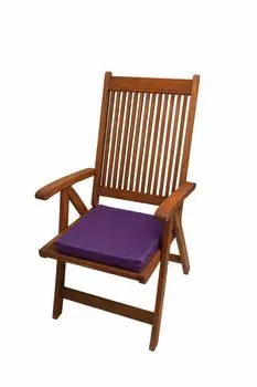 Подушки на стул, набор из 6 шт. | Подушка на сиденье 110x47x4см антрацит | Подушки для сидений садовой мебели мягкие подушки для стульев | подушка для уличного стула Setgarden, фиолетовый