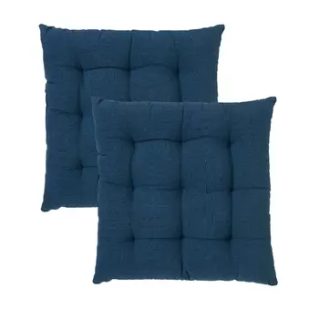 Подушки на стул Svanefors Louie, 2 предмета, синий