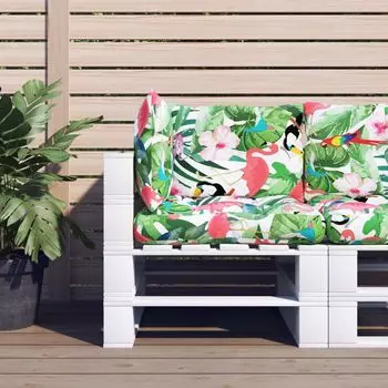 Подушки-паллеты 3 шт. Ткань Оксфорд Разноцветный. DKD HOME DECOR