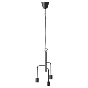 Подвес 3-кратный, черный, HADDEBO IKEA