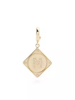 Подвеска Bruno из желтого золота с бриллиантами Lauren Rubinski, золотой